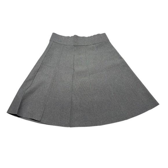 Ann Taylor Gray A-Line Skirt Size Medium Petite - Picture 1 of 6